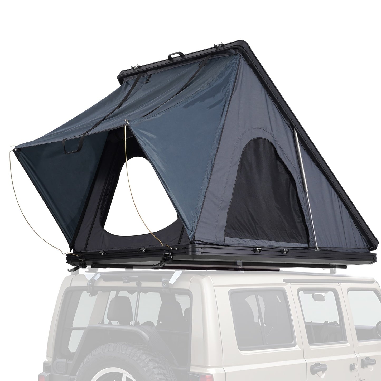 Hard Shell Rooftop Tent Pop-Up Tents 2-3 Person for SUV ‌Caravan Campervan