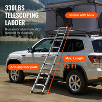 Roof Top Tent Hard Shell Camping Pop-Up Tents for SUV Campervan Fit 2-3 Person