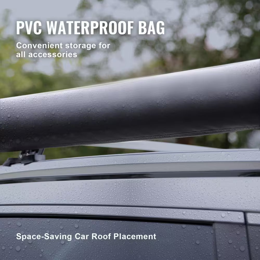 4.6 Ft. X 6.6 Ft. Car Side Awning, Retractable Vehicle Shade with UV50+ Waterproof Storage Bag, Suitable for Truck, SUV