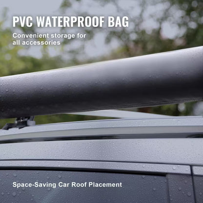 4.6 Ft. X 6.6 Ft. Car Side Awning, Retractable Vehicle Shade with UV50+ Waterproof Storage Bag, Suitable for Truck, SUV