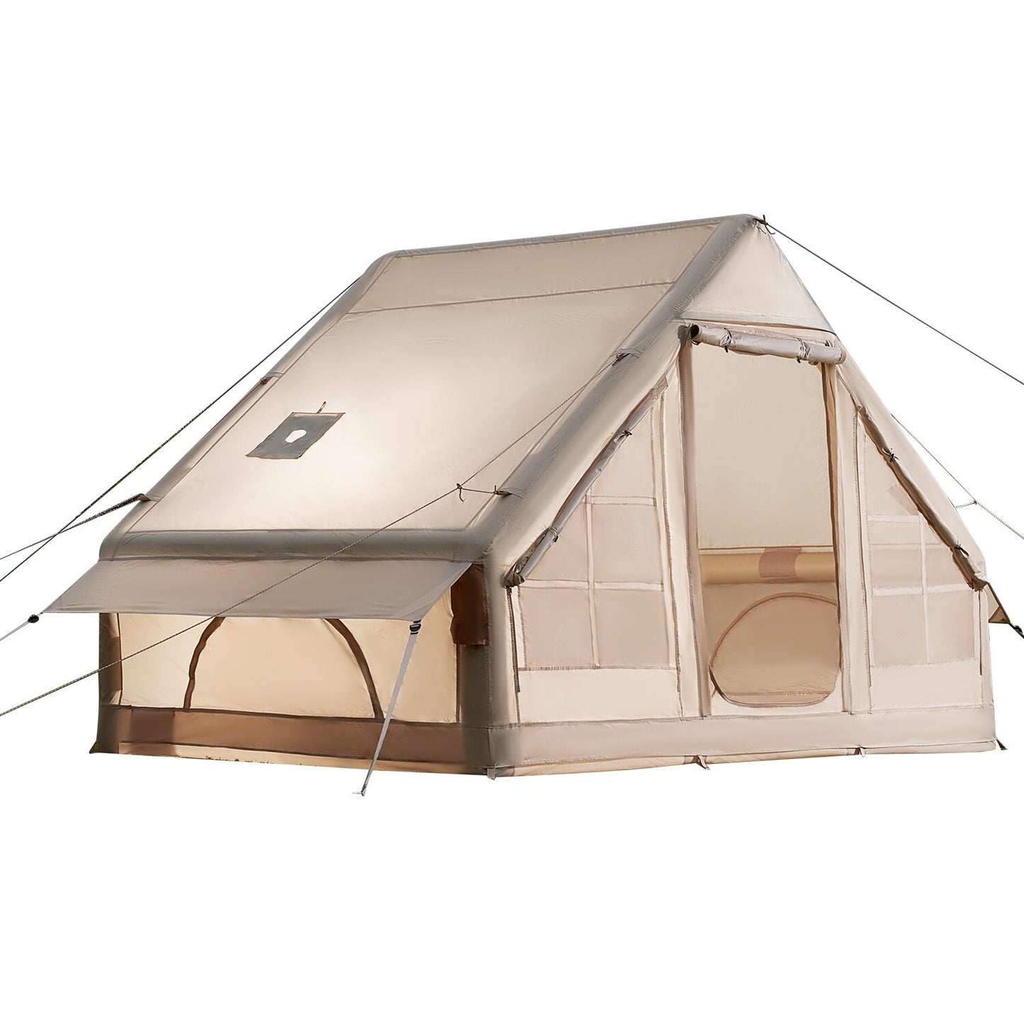 Inflatable Tents for 3-12 Person Camping Tent Blow up Tent W/ Pump & Stove Jack