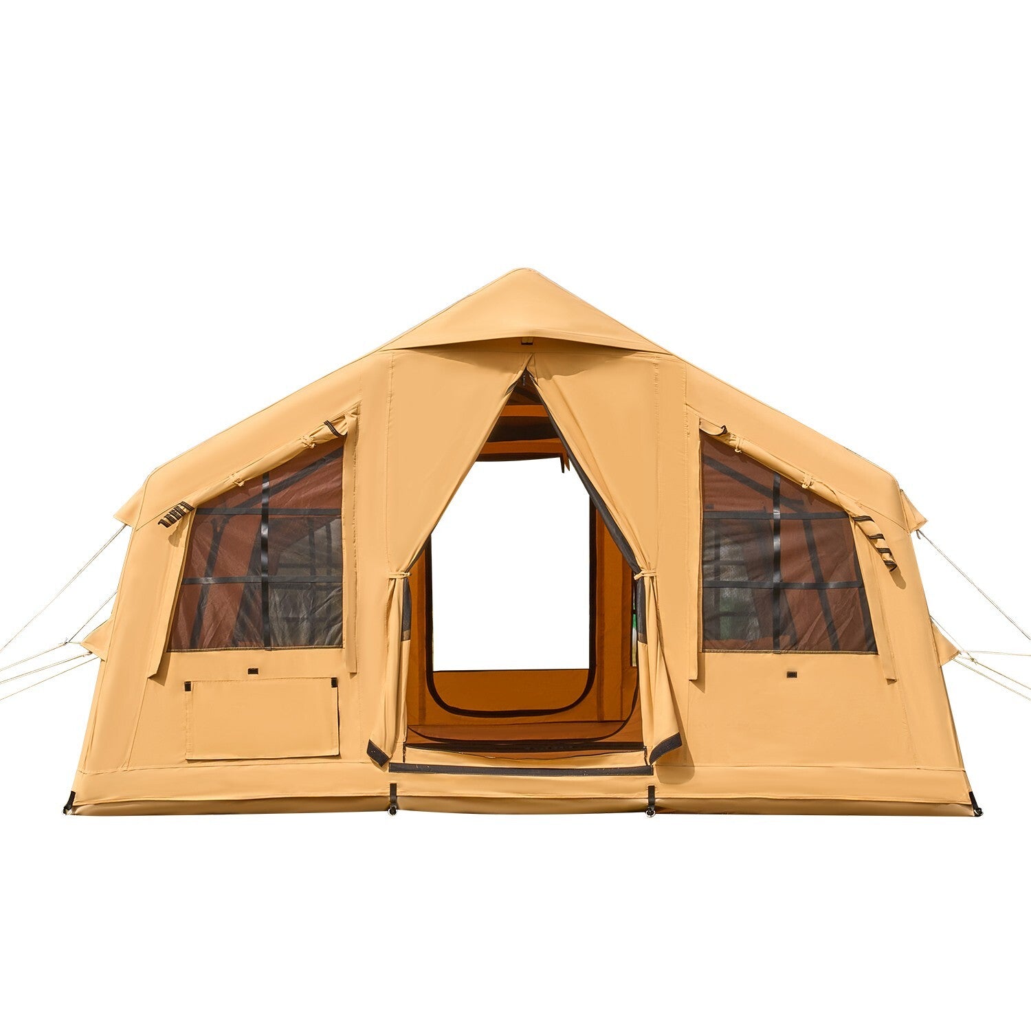Inflatable Tents for 3-12 Person Camping Tent Blow up Tent W/ Pump & Stove Jack