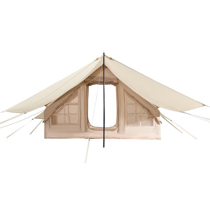 Inflatable Tents for 3-12 Person Camping Tent Blow up Tent W/ Pump & Stove Jack