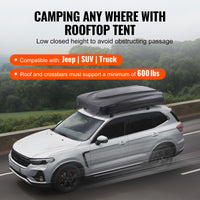 Roof Top Tent Hard Shell Camping Pop-Up Tents for SUV Campervan Fit 2-3 Person