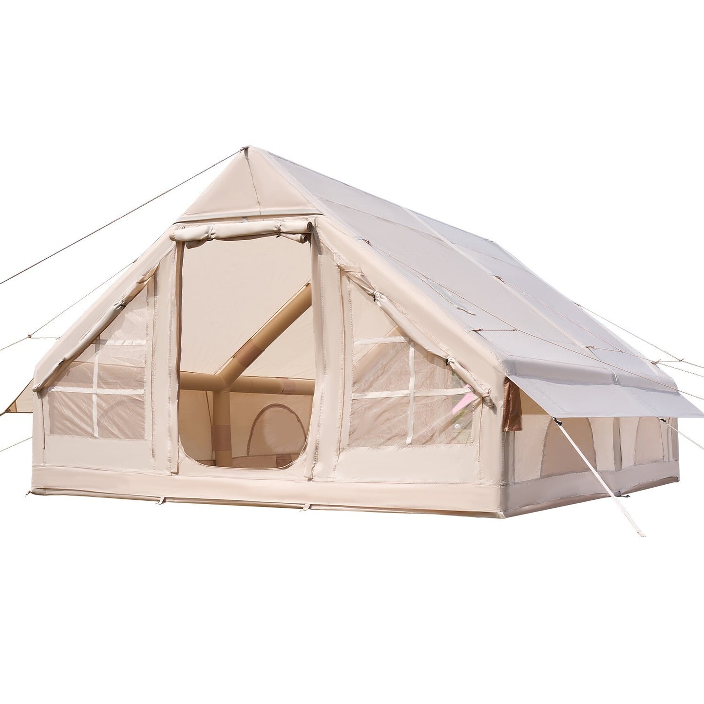 Inflatable Tents for 3-12 Person Camping Tent Blow up Tent W/ Pump & Stove Jack