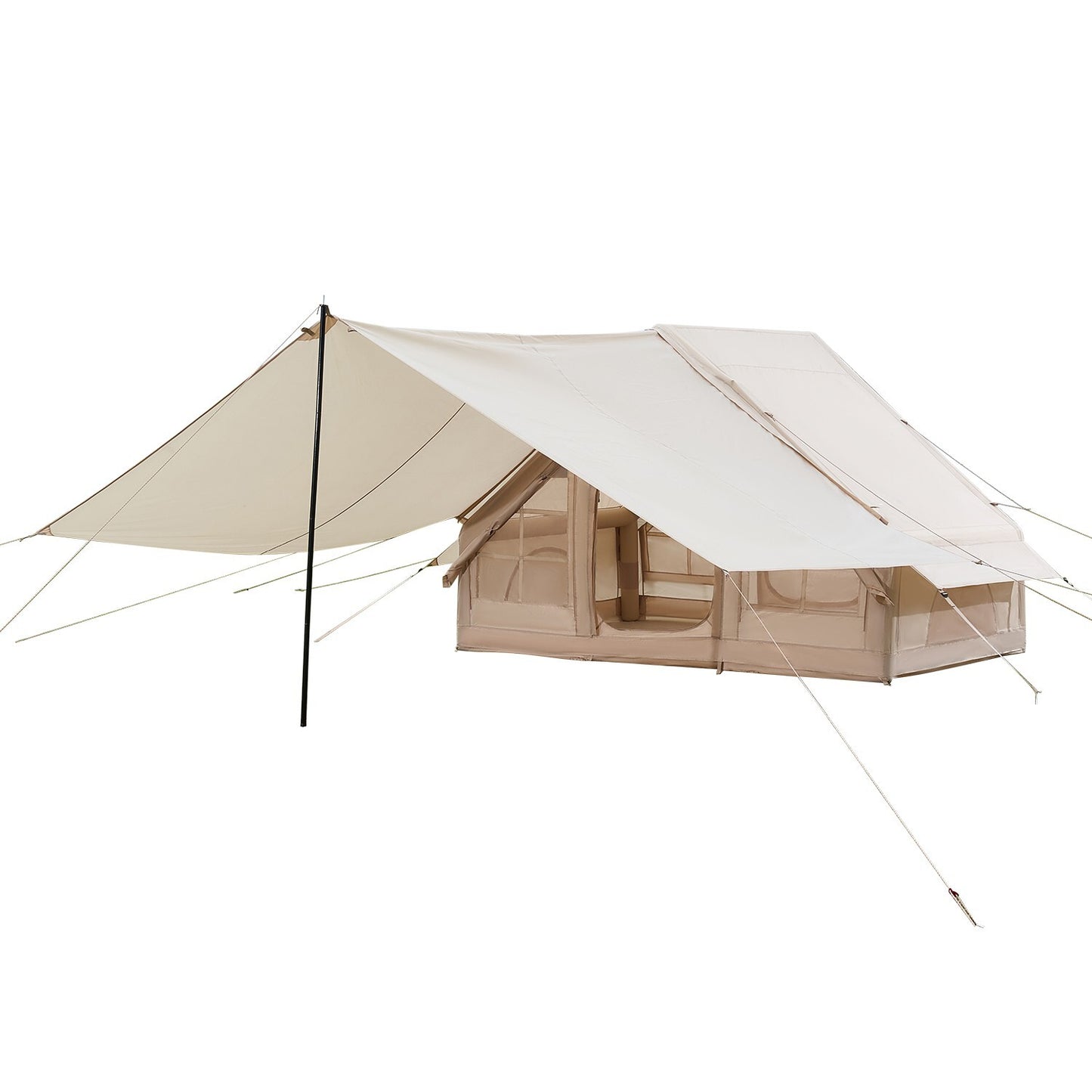 Inflatable Tents for 3-12 Person Camping Tent Blow up Tent W/ Pump & Stove Jack