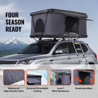 Roof Top Tent Hard Shell Camping Pop-Up Tents for SUV Campervan Fit 2-3 Person